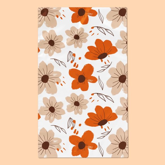 10x13 Rustic Bloom Fall Floral Poly Mailers: 25 Ct - Picture 4 of 5